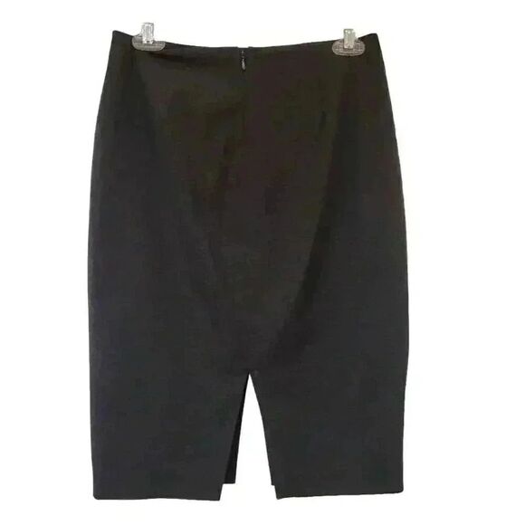 Banana Republic Women's Charcoal Gray Poly/Rayon/Viscose/Spandex Lined Pencil Sk - Picture 5 of 9